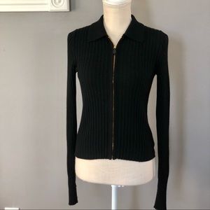 Chanel zip sweater